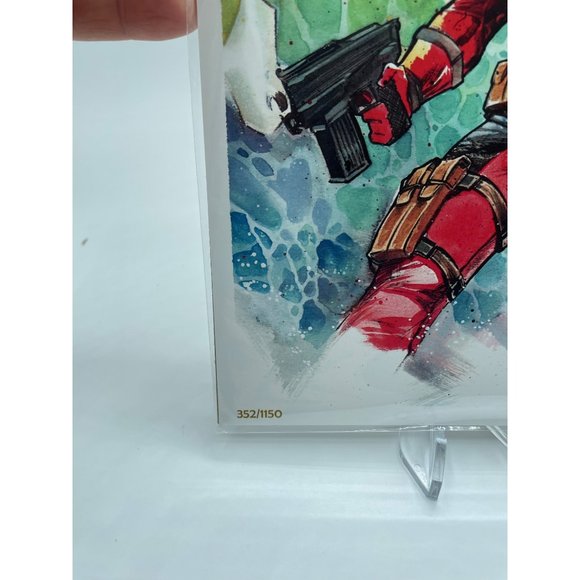 Deadpool Bam Box Exclusive Print 8x10 Joey Lee Cabral 352/1150 - Picture 2 of 2
